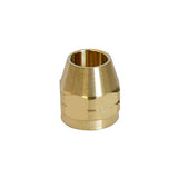 ATC Space Heater Nut 3/8 in. Yellow Brass 1 pc, Pack of 5