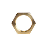 ATC Pipe Lock Nut 3/4 in. Yellow Brass 1 pc, Pack of 5