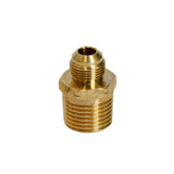 ATC 3/8 in. Fine Thread Flare X 1/2 in. D Male Brass Connector, Pack of 5