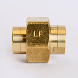 ATC 1/4 in. FPT X 1/4 in. D FPT Yellow Brass Union, Pack of 5
