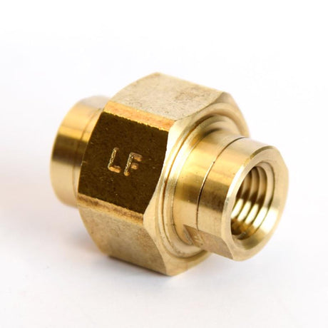 ATC 1/4 in. FPT X 1/4 in. D FPT Yellow Brass Union, Pack of 5