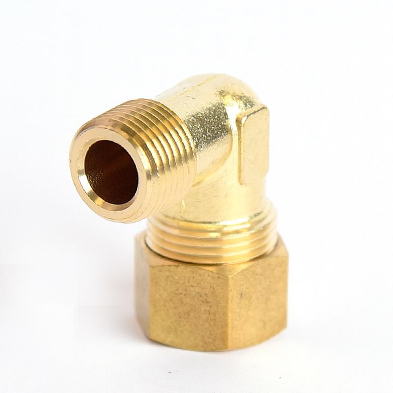 ATC 5/8 in. Tube X 3/8 in. D MPT Brass 90 Degree Street Elbow, Pack of 5