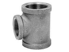 Anvil 1/2 in. FPT X 3/4 in. D FPT 1/2 in. D FPT Galvanized Malleable Iron Reducing Tee