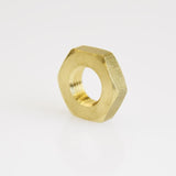 ATC Pipe Lock Nut 1/8 in. Yellow Brass 1 pc, Pack of 5