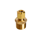 ATC 1/4 in. Compression X 3/8 in. D MPT Brass Connector, Pack of 5