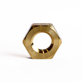 ATC Pipe Lock Nut 1/4 in. Yellow Brass 1 pc, Pack of 5