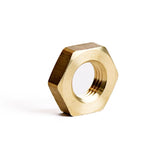 ATC Pipe Lock Nut 1/4 in. Yellow Brass 1 pc, Pack of 5