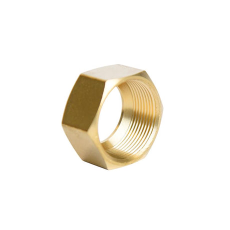 ATC 7/8 in. Compression X 7/8 in. D Compression Yellow Brass Nut, Pack of 5