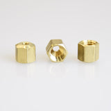 ATC Compression Nut 1/8 in. Yellow Brass 3 pc