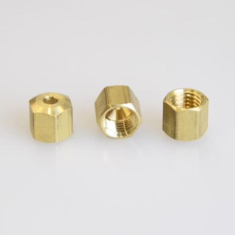 ATC Compression Nut 1/8 in. Yellow Brass 3 pc