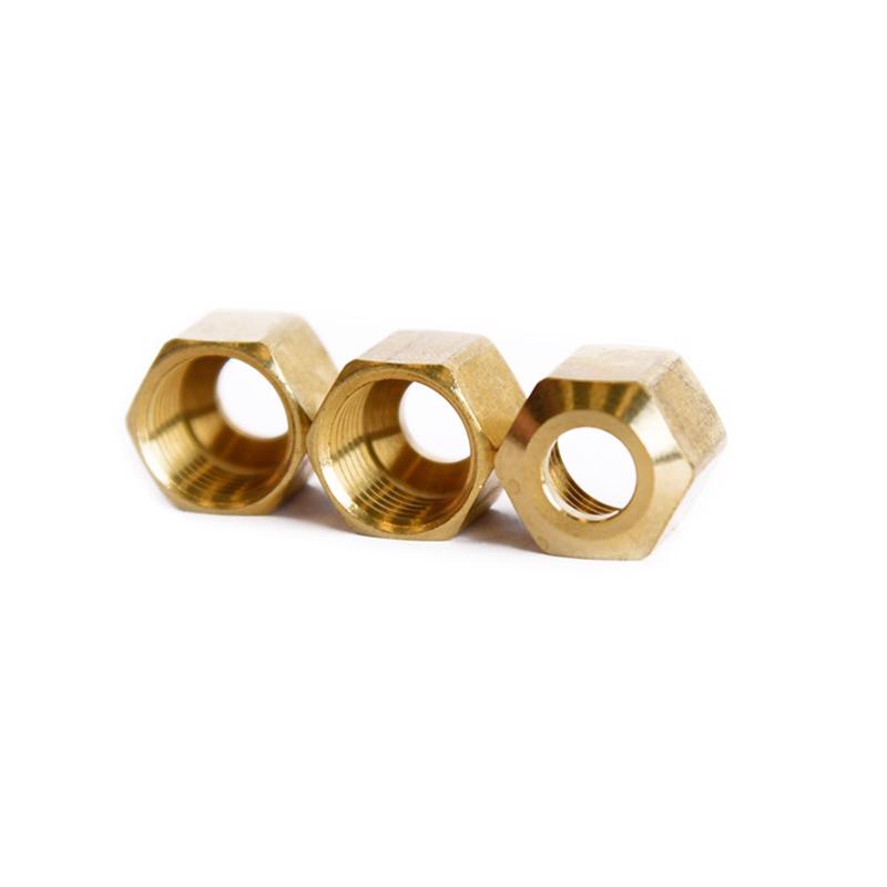 ATC 1/4 in. Compression X 1/4 in. D Compression Brass Nut, Pack of 5