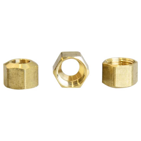 ATC 5/16 in. Compression X 5/16 in. D Compression Brass Nut, Pack of 5