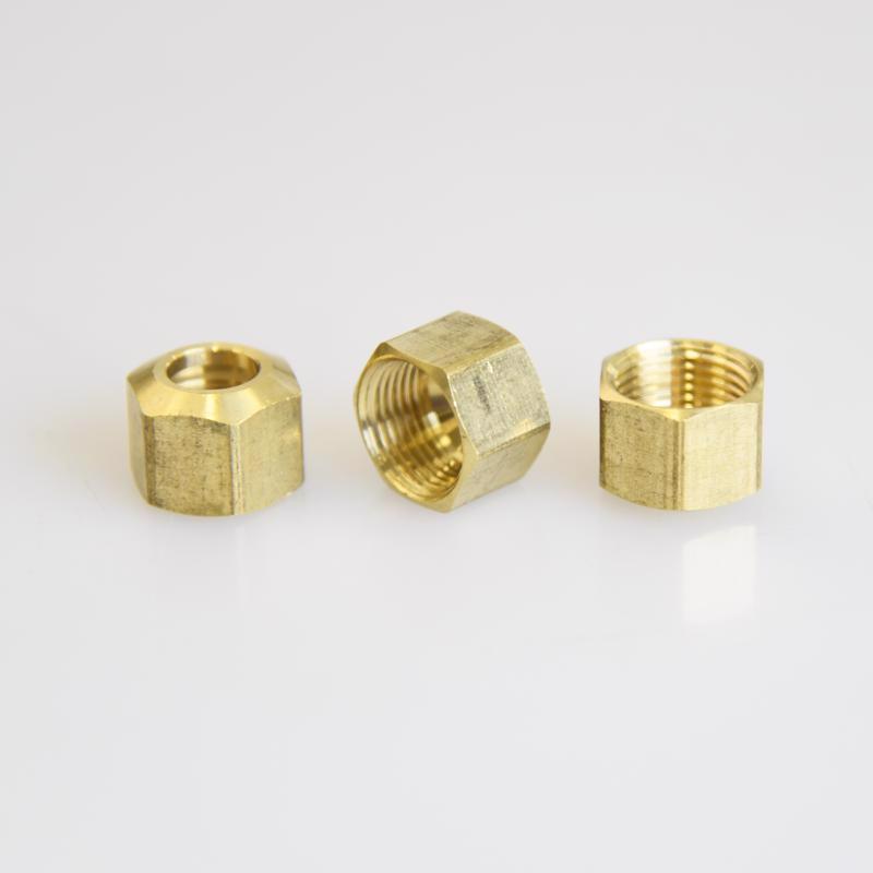 ATC 5/16 in. Compression X 5/16 in. D Compression Brass Nut, Pack of 5