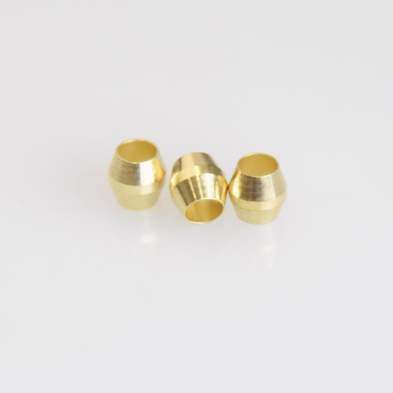 ATC 1/8 in. Compression X 1/8 in. D Compression Brass Sleeve, Pack of 5