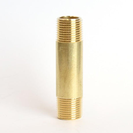 ATC 3/8 in. MPT X 3/8 in. D MPT Yellow Brass Nipple 2-1/2 in. L, Pack of 5