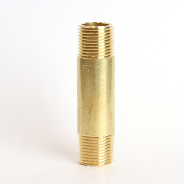 ATC 3/8 in. MPT X 3/8 in. D MPT Yellow Brass Nipple 2-1/2 in. L, Pack of 5