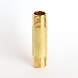 ATC 3/8 in. MPT X 3/8 in. D MPT Yellow Brass Nipple 2-1/2 in. L, Pack of 5