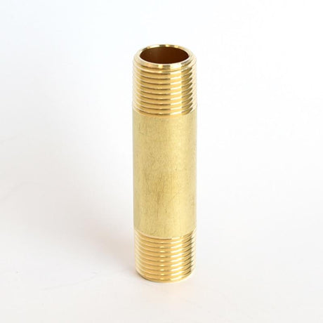 ATC 3/8 in. MPT X 3/8 in. D MPT Yellow Brass Nipple 2-1/2 in. L, Pack of 5
