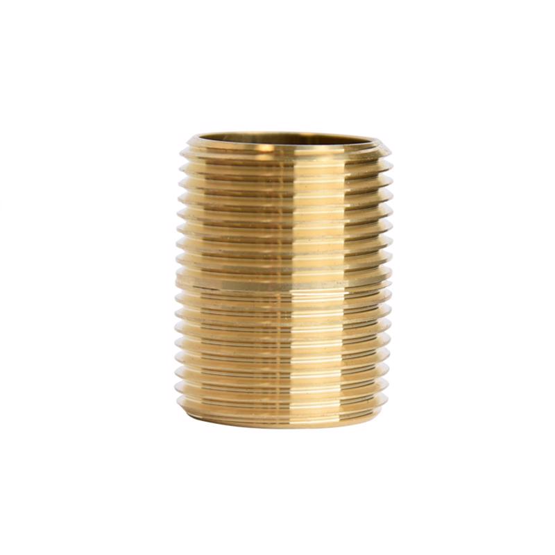 ATC 3/4 in. MPT Brass Close Nipple, Pack of 5