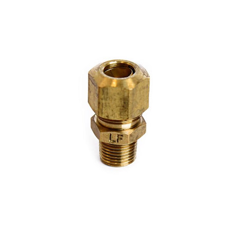 ATC 5/8 in. Compression X 1/8 in. D MPT Gold Brass Connector, Pack of 5