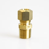 ATC 5/16 in. Compression X 1/4 in. D MIP Brass Connector, Pack of 5