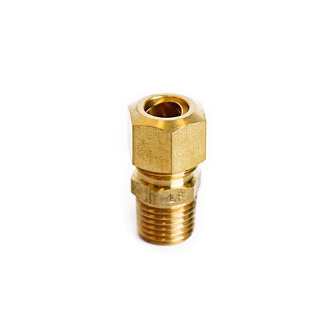 ATC 3/8 in. Compression X 1/4 in. D Male Brass Connector, Pack of 5