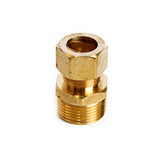 ATC 5/8 in. Compression X 3/4 in. D Male Brass Compression Connector, Pack of 5