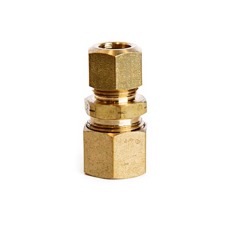 ATC 1/2 in. Compression X 3/8 in. D Male Compression Yellow Brass Reducing Union, Pack of 5