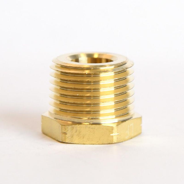 ATC 1/2 in. MPT X 1/4 in. D FPT Brass Hex Bushing, Pack of 5