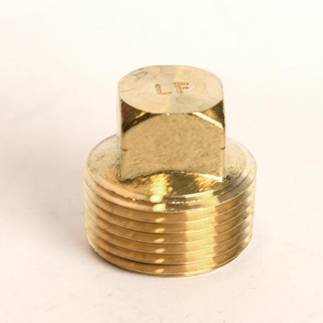 ATC 3/4 in. MPT Brass Square Head Cored Plug, Pack of 5