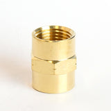 ATC 1/2 in. FPT X 1/2 in. D FPT Brass Coupling, Pack of 5