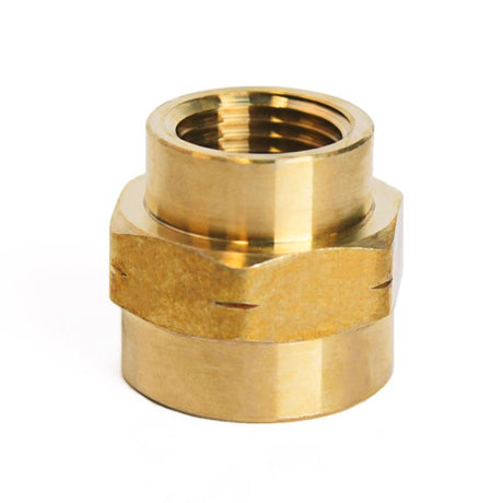 ATC 3/4 in. FPT X 1/2 in. D FPT Yellow Brass Reducing Coupling, Pack of 5