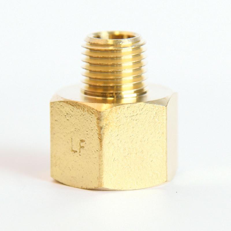 ATC 1/2 in. FPT X 1/4 in. D MPT Brass Reducing Coupling, Pack of 5