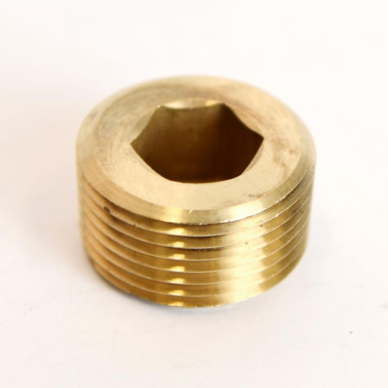 ATC 3/4 in. MPT Brass Counter Sunk Plug, Pack of 5