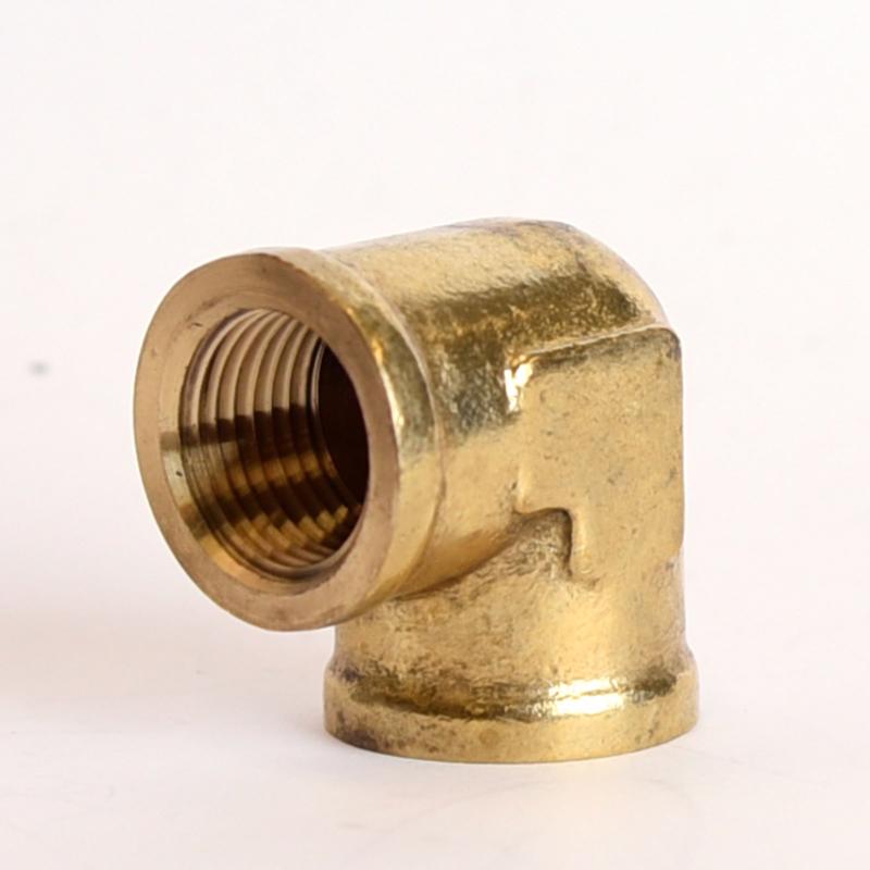 ATC 3/8 in. FPT X 3/8 in. D FPT Brass 90 Degree Elbow, Pack of 5