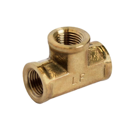 ATC 1/8 in. FPT X 1/8 in. D FPT Brass Tee, Pack of 5