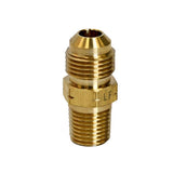 ATC 3/8 in. Flare X 1/4 in. D Male Brass Adapter, Pack of 5