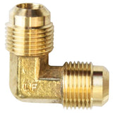 ATC 1/2 in. Flare X 1/2 in. D Flare Brass 90 Degree Elbow, Pack of 5