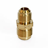 ATC 5/8 in. Flare X 1/2 in. D Flare Yellow Brass Union, Pack of 5