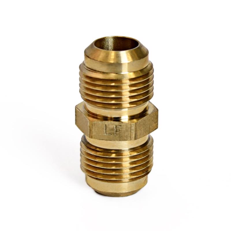 ATC 5/8 in. Flare X 5/8 in. D Flare Yellow Brass Union, Pack of 5