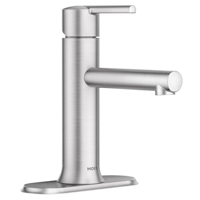 Moen Arlys Brushed Nickel Modern Bathroom Faucet 4 in.