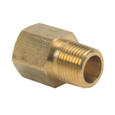 BrassCraft 1/2 in. FIP pc X 1/2 in. D MIP Brass Pipe Adapter 1-1/2 in. L