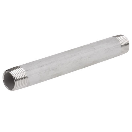 Anvil 3/4 in. Threaded X 3/4 in. D Threaded Stainless Steel 8 in. L Nipple, Pack of 25