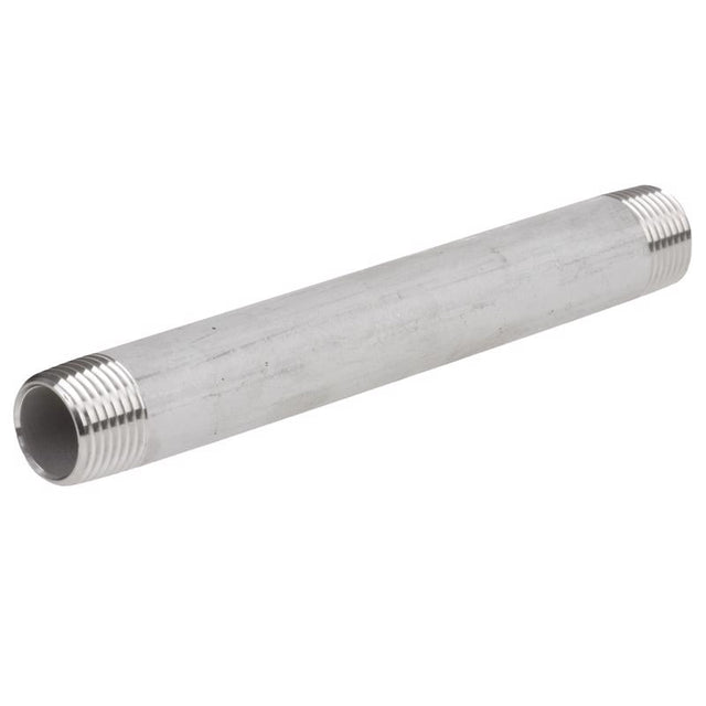 Anvil 3/4 in. Threaded X 3/4 in. D Threaded Stainless Steel 8 in. L Nipple, Pack of 25