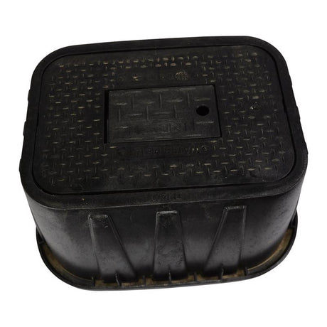 NDS 19 in. W X 14 in. D X 12 in. H Rectangular Valve Box with Cover Black