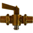 Anderson Metals 3/8 in. MIP in. X 3/8 in. MIP Brass Pipe Valve, Pack of 5