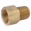 Anderson Metals 3/16 in. Female Flare in. X 1/8 in. D MPT Brass Inverted Flare Adapter 1 in. L, Pack of 5