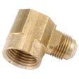 Anderson Metals 1/2 in. Flare Elbow in. X 1/2 in. D FIP Brass 90 Degree Elbow, Pack of 5
