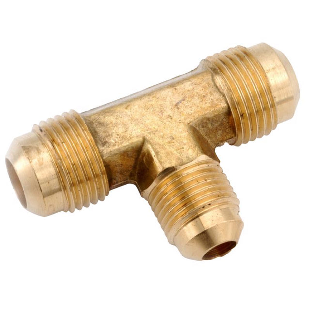 Anderson Metals 5/8 in. Flare in. X 5/8 in. D Flare Brass Reducing Tee, Pack of 5