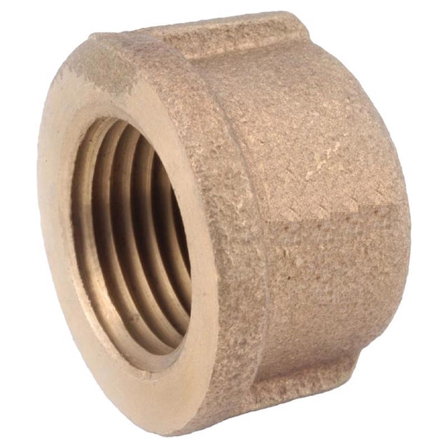 Anderson Metals 1/2 in. FPT in. Red Brass Cap, Pack of 5